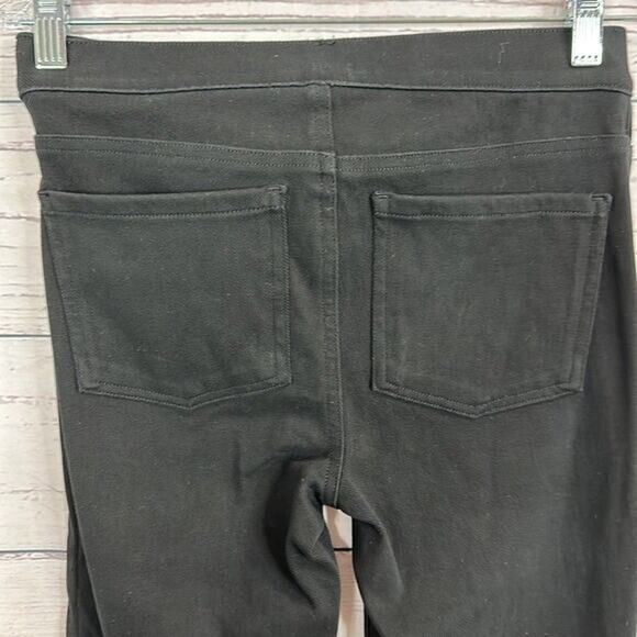 Spanx Perfect Pant Womens Small Black Slim Straight Pull on Stretch Pockets - Picture 6 of 15